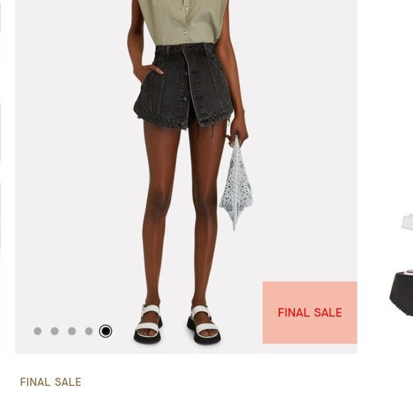 STAUD Nicky White leather sandals US 7 - Picture 10 of 11